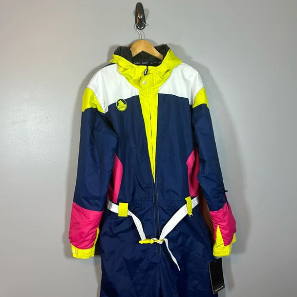 Tipsy Elves Neon Knockout Snowsuit Men’s Size XL NWT - Picture 6 of 16